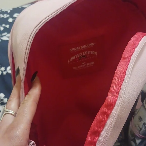 SPRAYGROUND BACKPACK NEW MONEY STACKS SAVAGE PINK - Picture 7 of 8